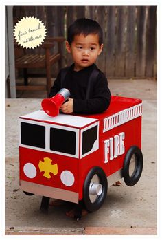 DIY Firetruck Costum