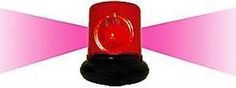 emergency lights red