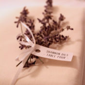 Dried Lavender Place Cards